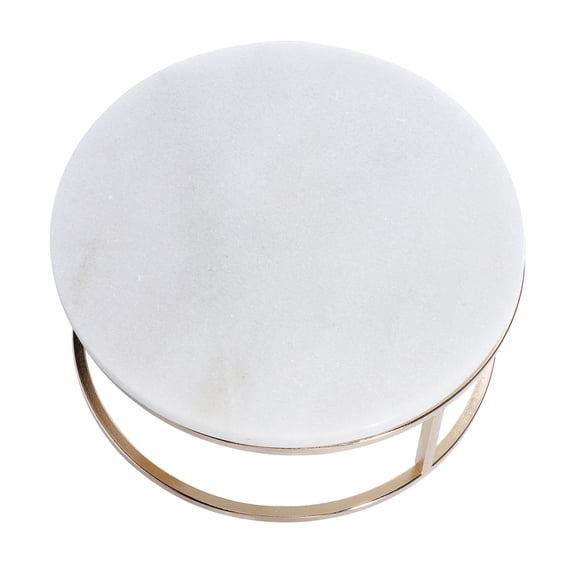 Marble Cake Stand Cupcake Tower Cake Tray Cake Holder 16.5x16.5cm White