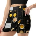 thumbnail image 1 of Afternoon Tea Women's High Short Skirt, High Waisted Mini Skirt with One Side Pocket, 1 of 5