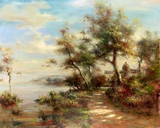 Afternoon Walk Canvas Art - Cohen (24 x 30)