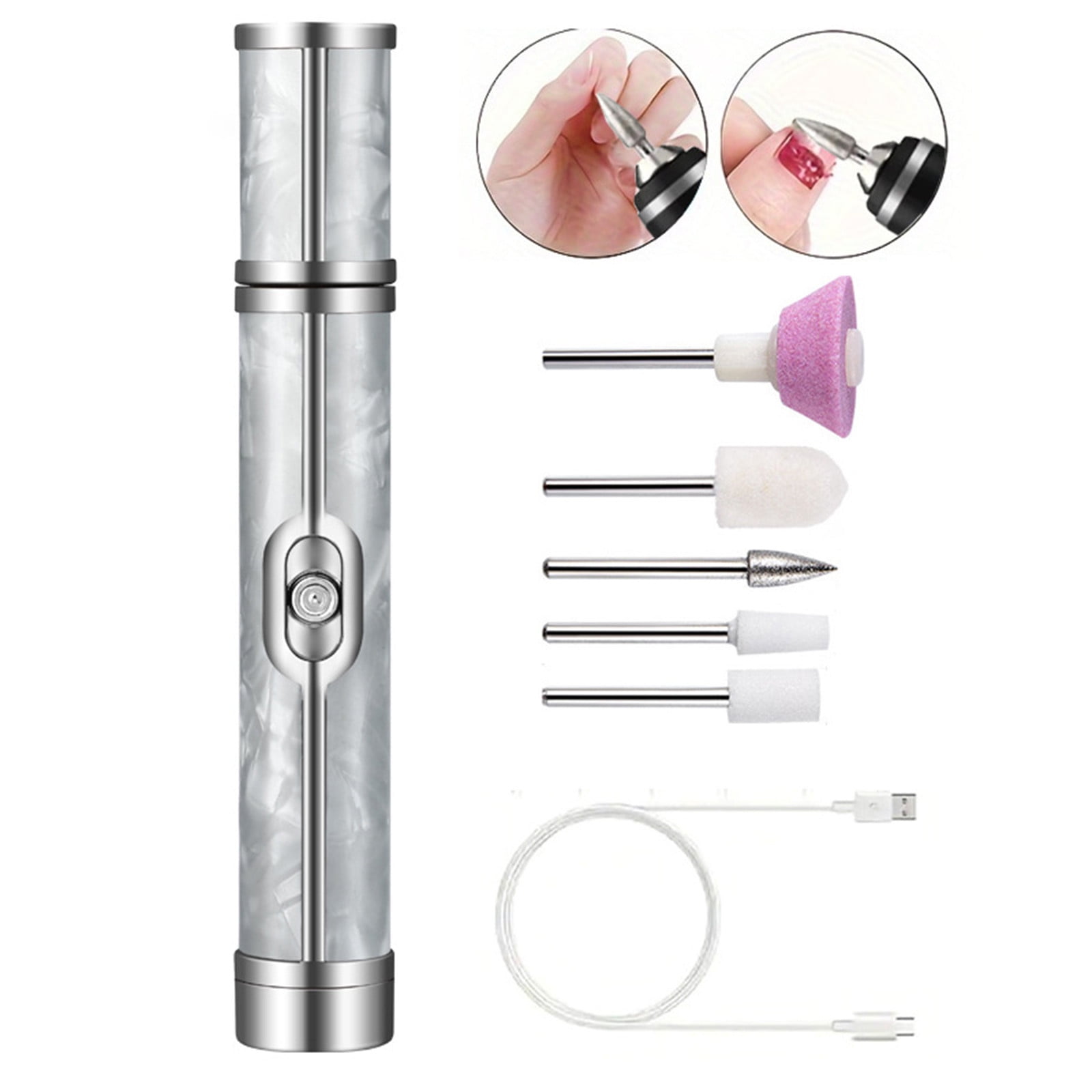 Fingernail Care Pour for Face Jr Gel Polish Waterless Manicure Pore Brush for Nose Baby Electronic Nail File Manicure Tweezers without A Drill Filer for Nails Nail Filer Pad Drill Rechargeable Toenail