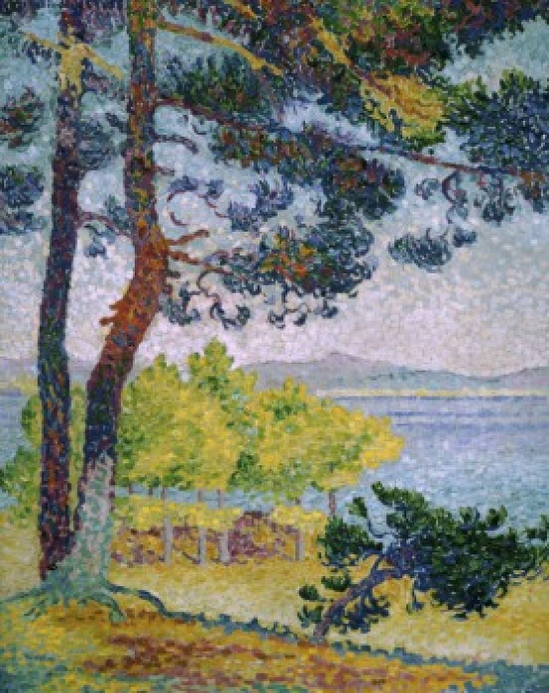 Afternoon at Pardigon Henri Edmond Cross (1856-1910French) Oil on canvas Canvas Art - Henri Edmond Cross (18 x 24)