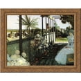 thumbnail image 1 of Afternoon in Nantucket 24x20 Gold Ornate Wood Framed Canvas Art by Childe Hassam, 1 of 2