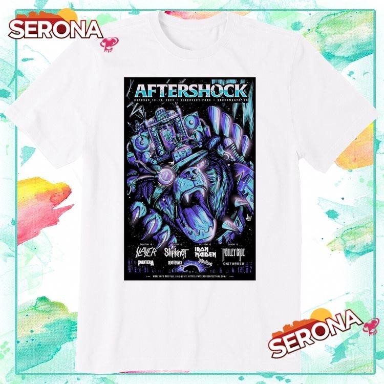 Aftershock Tour 2025 Sacramento Ca Shirt