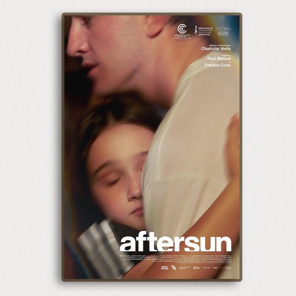 Aftersun Movie Paul Mescal Frankie Corio Print, Unframed Poster