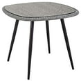 thumbnail image 1 of Afuera Living 36" Square Glass Top Patio Bistro Table in Gray, 1 of 5