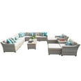 thumbnail image 1 of Afuera Living Contemporary 13 Piece Wicker Patio Sofa Set in Beige, 1 of 1