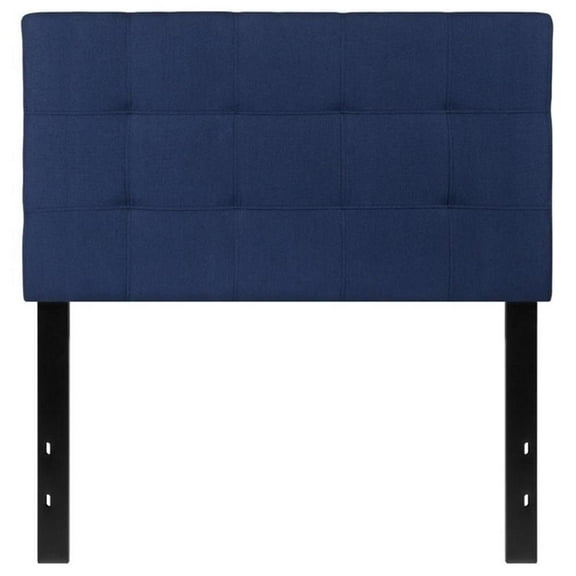 Afuera Living Contemporary Twin Fabric Panel Headboard in Navy