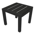 thumbnail image 1 of Afuera Living Modern Aluminum Frame Frame Patio Side Table in Black, 1 of 1