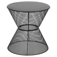 thumbnail image 1 of Afuera Living Modern / Contemporary Outdoor Iron Side Table in Matte Black, 1 of 8