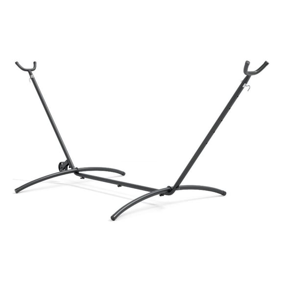 Afuera Living Outdoor Heavy Duty Metal Hammock Stand in Black