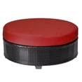 thumbnail image 1 of Afuera Living Outdoor Wicker Round Coffee Table in Terracotta, 1 of 2