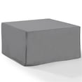 thumbnail image 1 of Afuera Living Square Vinyl Polyester Fabric Patio Coffee Table Cover in Gray, 1 of 6