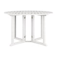 thumbnail image 1 of Afuera Living White Washed Wood Outdoor Drop Leaf Dining Table, 1 of 9