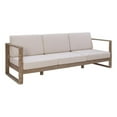 thumbnail image 1 of Afuera Living Wood Outdoor 3 Seater Sofa with Cushions in Natural, 1 of 11