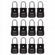 Lion Lock 1500 Key Lock Box with Code, Black Set of 12