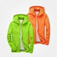 thumbnail image 1 of Afuyipoi Boys 2 Pack Softshell Hooded Jacket Waterproof Windbreaker Outdoor Casual Zip Up Size 3-12 Khaki Size 4T, 1 of 7