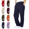 thumbnail image 1 of Afuyipoi Boys Fleece Joggers Heavyweight Winter Warm Drawstring Active Track Sweatpants Size 4-15 Years Orange Size 8, 1 of 7