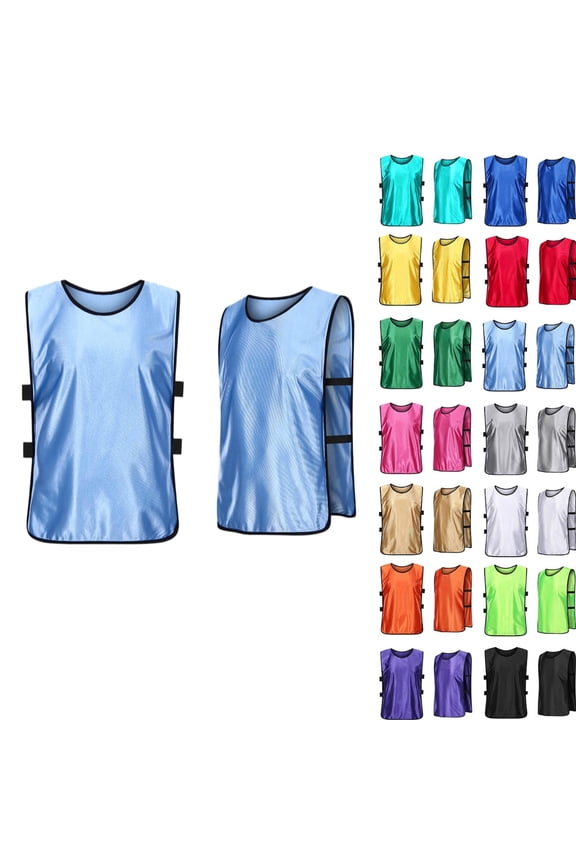 Boys Girls Athletic Training Tank Top (5-16 Years) Breathable Performance Summer Sleeveless Team Activity Top for Kids Dark Blue 10/16
