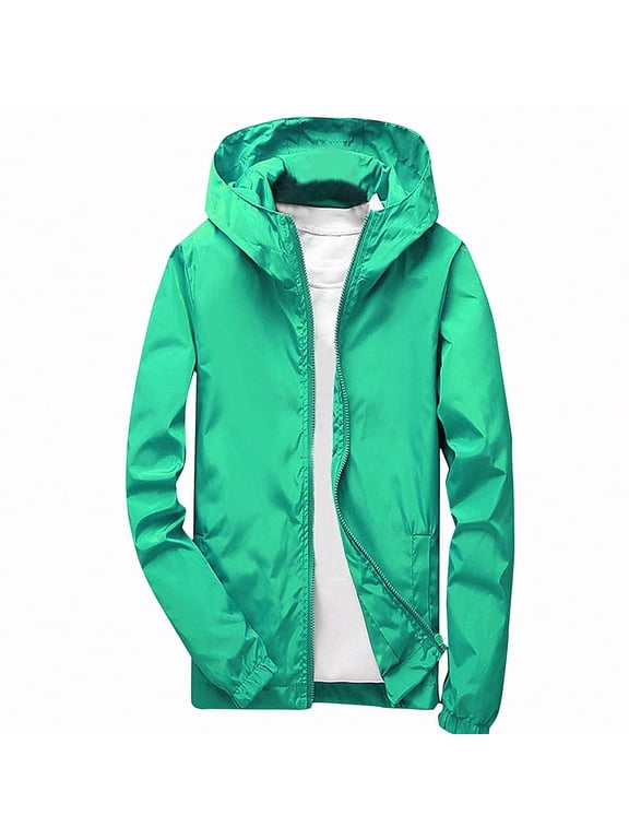 Boys Girls Softshell Hooded Jacket Waterproof Windbreaker Outdoor Casual Zip Up Size 3-12 Army Green Size 11