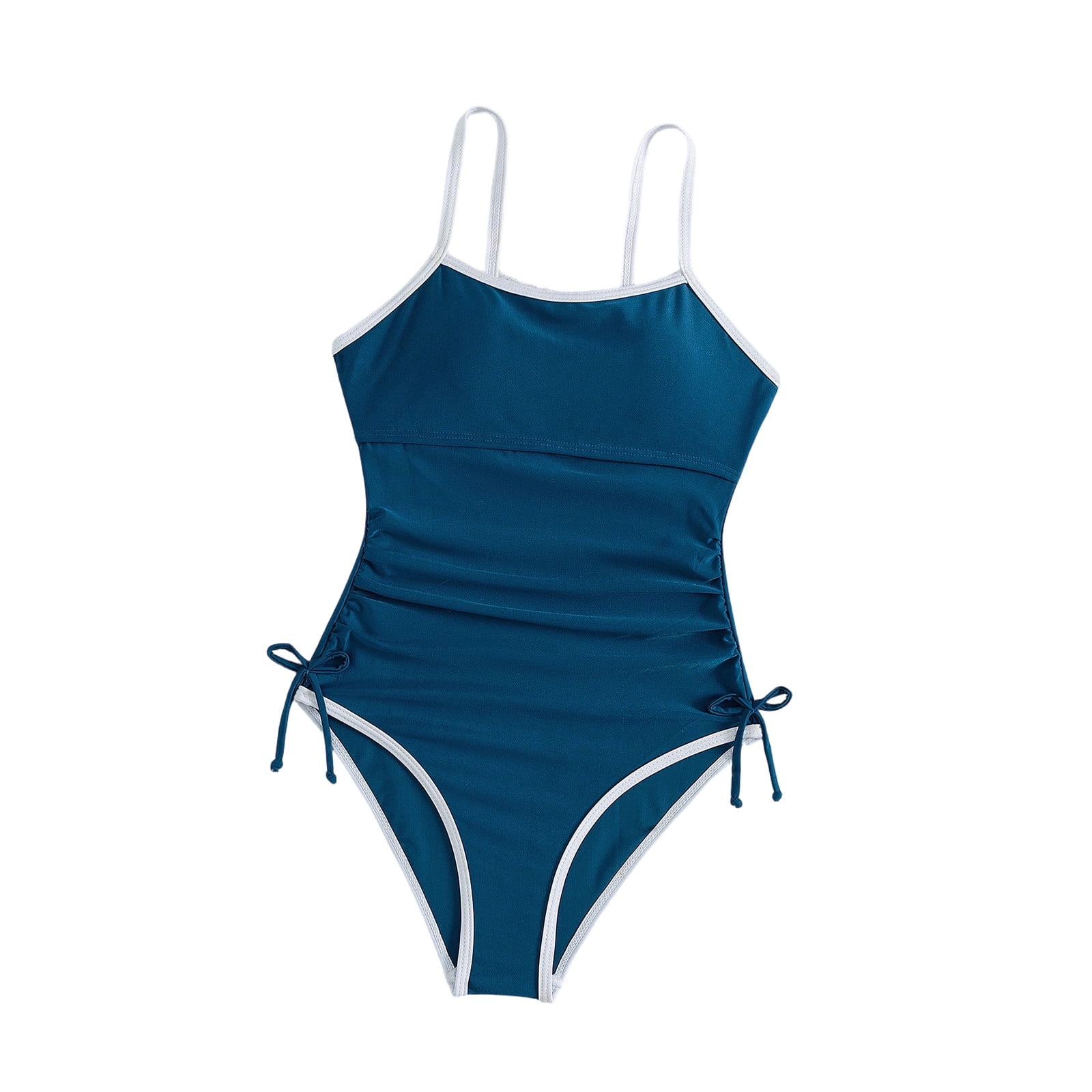 Afuyipoi Girls One Piece Swimsuit With Padding, Colorblock Racerback ...