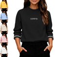thumbnail image 1 of Afuyipoi Girls Sweatshirt Mock Neck ( 6 Months - 12 Years ) Fall Winter Warm Underwear Black 9-12M, 1 of 6