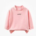 thumbnail image 1 of Afuyipoi Girls Sweatshirt Mock Neck ( 6 Months - 12 Years ) Fall Winter Warm Underwear Pink 9, 1 of 6