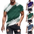 thumbnail image 1 of Afuyipoi Graphic Tees for Men Short Sleeve,Relaxed Bold Pattern Soft Everyday Casual Tees Green L, 1 of 6