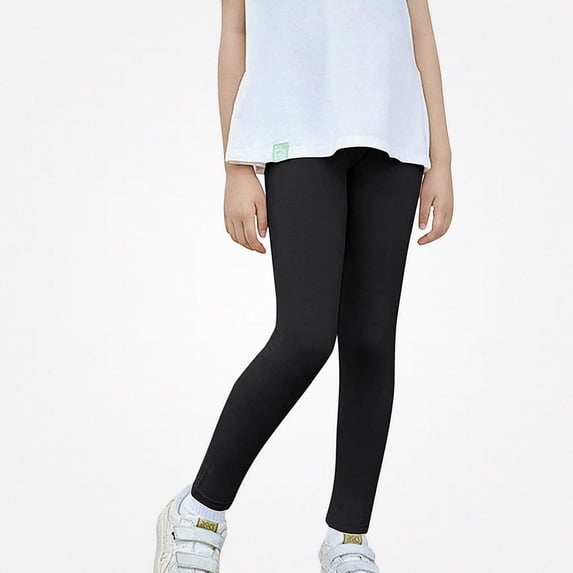 Afuyipoi Kids Lightweight Leggings Pants Fall Black 5T