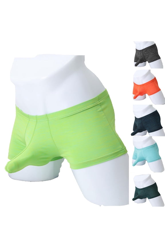 Men Comforts Brief,Mesh Breathable Quick Dry Low Rise Stylish Men's Undergarments Light Blue L