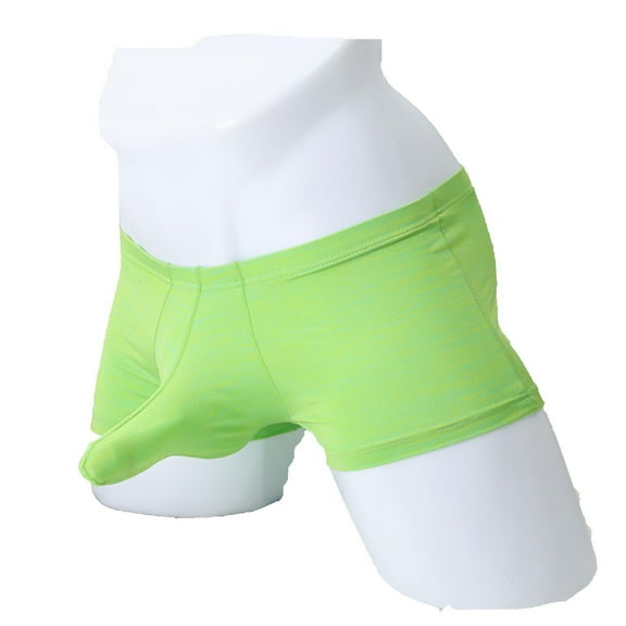 Afuyipoi Men Comforts Brief,Quick Dry Mesh Breathable Low Rise Stylish Men's Undergarments Green 2XL
