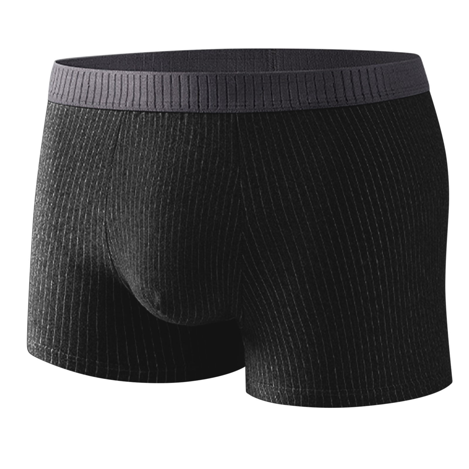 Mid Rise Boxers Afuyipoi Men Elastic Waist Underpants,Solid Color Mid Rise Underwear ...