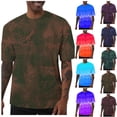 thumbnail image 1 of Afuyipoi Men Oversized Graphic Tees,Summer Casual Breathable Active Wear Short Sleeve T-Shirts Coffee L, 1 of 8