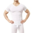 thumbnail image 1 of Afuyipoi Men's Pullover Underwear, High Elasticity Fabric Breathable Warmth Round Neck Casual Underwear White M, 1 of 2