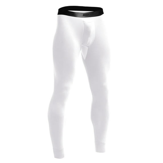Afuyipoi Men's Solid Casual Bottoms, Ice Silk Mesh Keep Warm Breathable Underwear Bottoms White 2XL