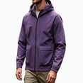 Tick Jacket Afuyipoi Men's Waterproof Jacket Zip Up Classic Thick Loose Fit for ...