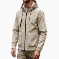 Tick Jacket Afuyipoi Men's Waterproof Jacket Zip Up Classic Thick Loose Fit for ...
