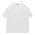 thumbnail image 1 of Afuyipoi Mens Tshirts Loose Fit Short Sleeve Round Neck Pullover Tops Summer Casual Outdoor Tee White Size L, 1 of 4