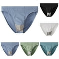thumbnail image 1 of Afuyipoi Mesh Underpants Men,Active Breathable Mid Rise Pouch Boxers Blue M, 1 of 6