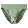 thumbnail image 1 of Afuyipoi Mesh Underpants Men,Mid Rise Active Breathable Pouch Boxers Green 2XL, 1 of 5