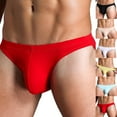thumbnail image 1 of Afuyipoi Underpants for Men,Elastic Waist Quick Dry Mesh Breathable Athletic Briefs Red L, 1 of 4