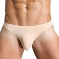 thumbnail image 1 of Afuyipoi Underpants for Men,Mesh Breathable Elastic Waist Quick Dry Athletic Briefs Beige 4XL, 1 of 3