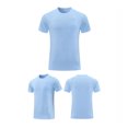 thumbnail image 1 of Afuyipoi Workout Shirts for Men Athletic Running Gym Quick Dry Short Sleeve Performance Moisture Wicking T Shirt Light Blue Size L, 1 of 6