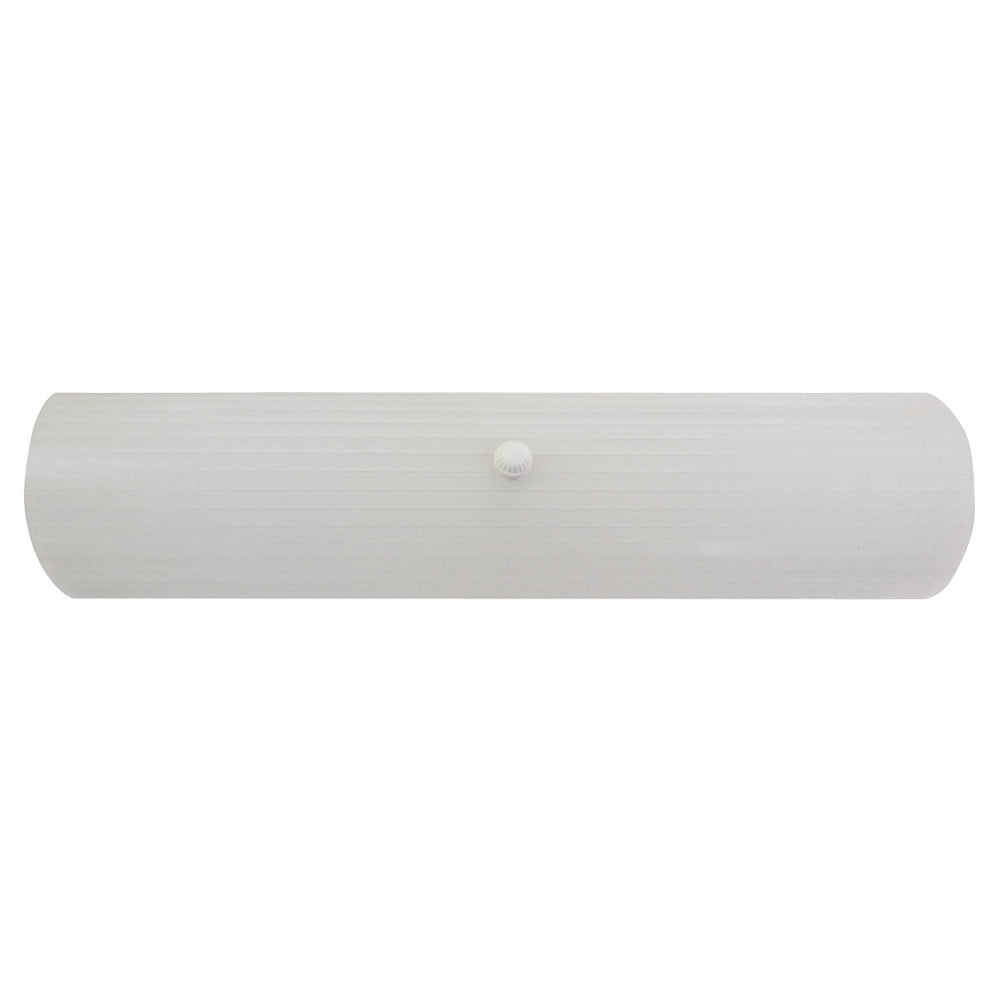 White Acrylic 18" Direct Wired Wall Sconce
