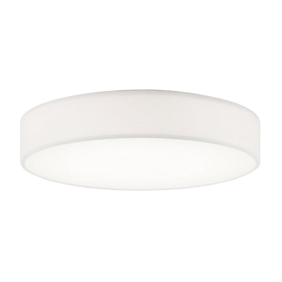 Afx ALDF16LAJUDWH Ashland 16" Wide Led Flush Mount Drum Ceiling Fixture - White