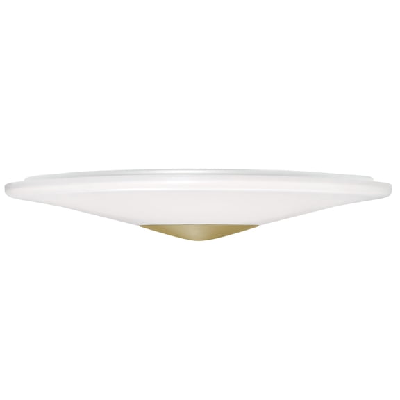 Afx ALPF21LAJUDLB Alpine 21" Wide Flush Mount Bowl Ceiling Fixture - Brass
