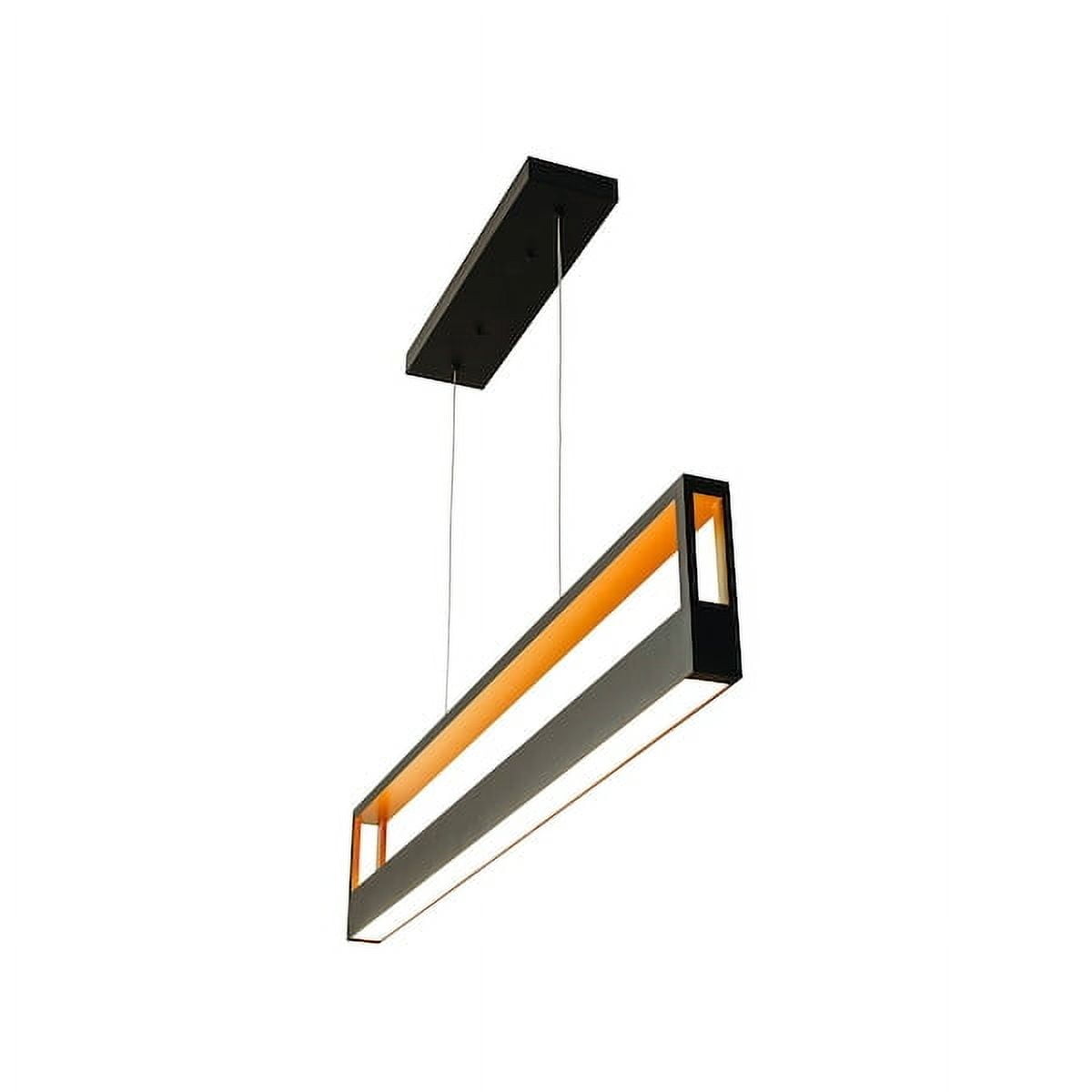Echo Gold 45'' LED Linear Chandelier with Adjustable Cord