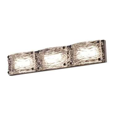 Afx Glcv220524l30d1 Glacier 3 Light 22" Wide Led Bathroom Vanity Light - Chrome