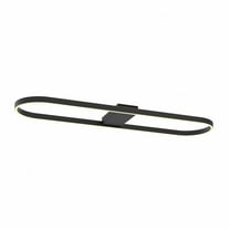 Afx Glol4812l30d1 Glo 12" Wide Led Semi-Flush Linear Ceiling Fixture - Black