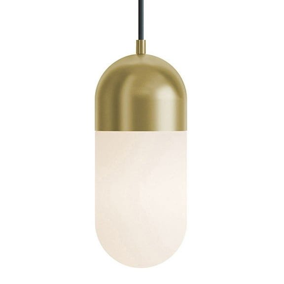 Afx Irvp05lajud Irvine 5" Wide Led Mini Pendant - Brass