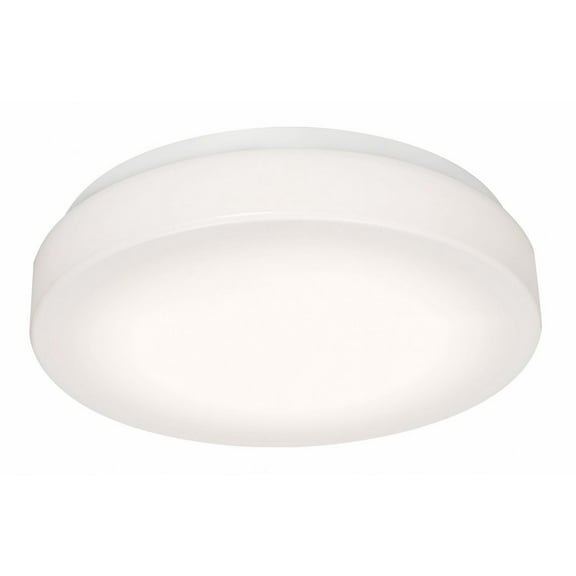 Afx LED Flush Mount,11" dia.,120V,White C2F11L5AJUDWH